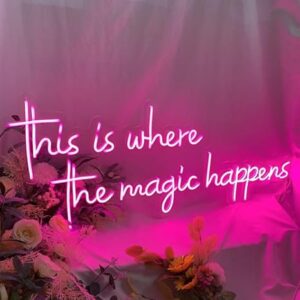 Sifty Collections Personalized LED Neon Sign – Custom Name or Message Board with Alphabet Letters for Bar Decoration, Bedroom, Café, Birthday Gift, Home Accent, or Creative Present Idea