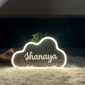 Custom Craft Village Acrylic Personalized Name Neon Art